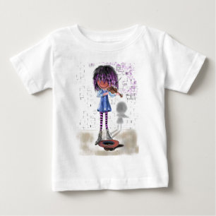 T-shirt Pour Bébé My Music - The Little Violinist - Sweet
