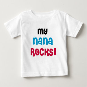 T-shirt Pour Bébé My Nana Rocks