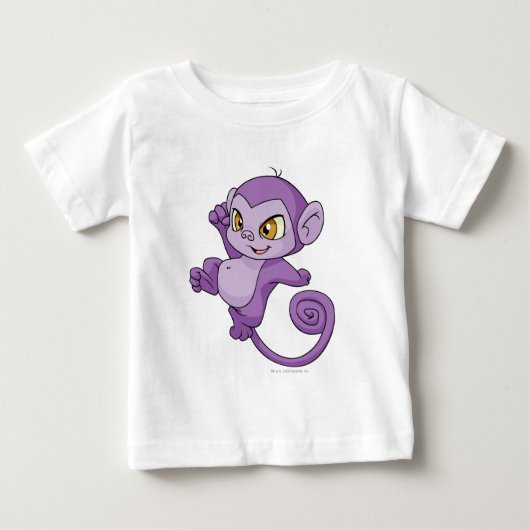 T-shirt Pour Bébé Mynci Purple (Devant)
