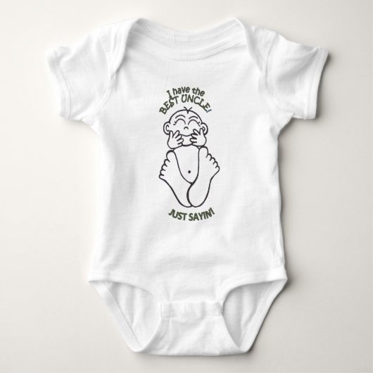 T-shirt Pour Bébé myoncle2 (Devant)