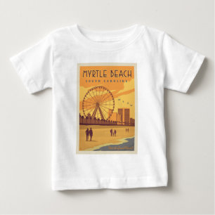 T-shirt Pour Bébé Myrtle Beach   Caroline du Sud