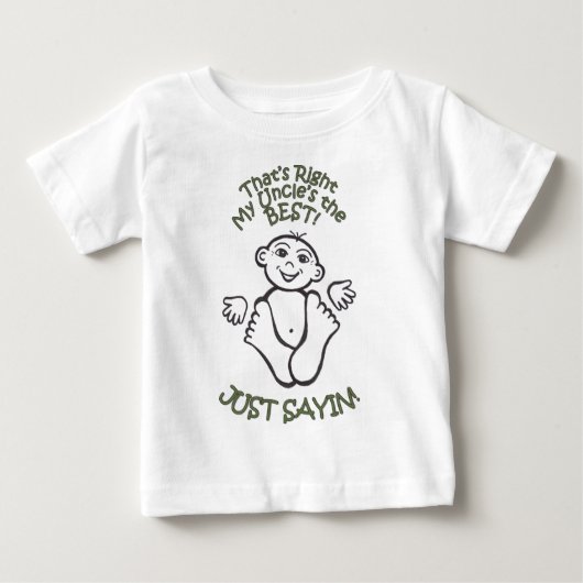 T-shirt Pour Bébé myuncle (Devant)