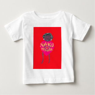 T-shirt Pour Bébé Nakupenda Love Art - Swahili Heart Design