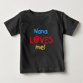 T-shirt Pour Bébé Nana M'Aime (Devant)