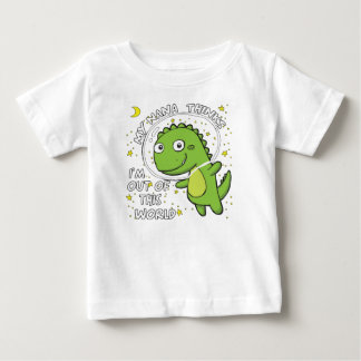 T-shirt Pour Bébé Nana pense que je suis hors de ce monde