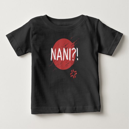 T-shirt Pour Bébé Nani ! Quel drôle de nid japonais (Devant)