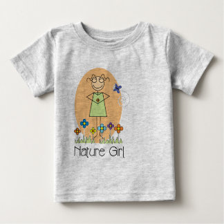 T-shirt Pour Bébé Nature Girl bio