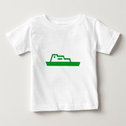 T-shirt Pour Bébé navire (Devant)