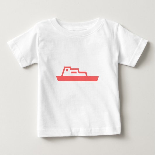 T-shirt Pour Bébé navire (Devant)