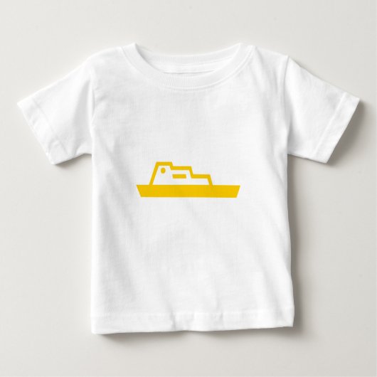 T-shirt Pour Bébé navire (Devant)