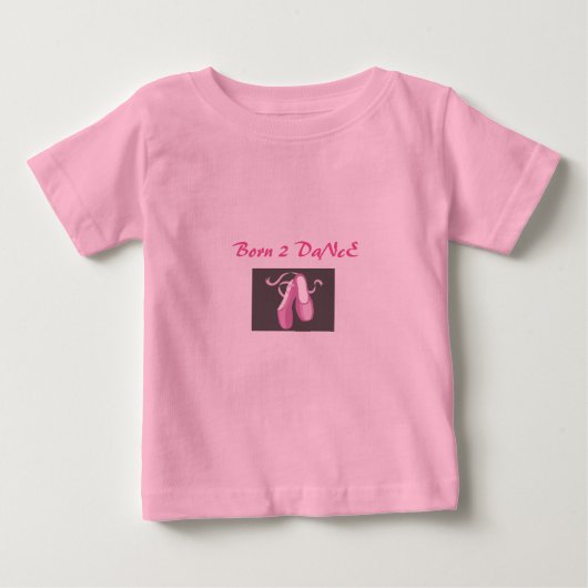 T-shirt Pour Bébé Né 2 Dance tutu body suite (Devant)