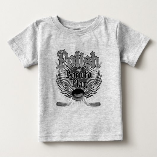 T-shirt Pour Bébé Né à jouer (polonais) (Devant)