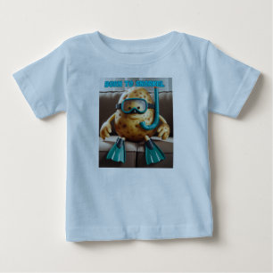 T-shirt Pour Bébé Né à la jeunesse de snorkel