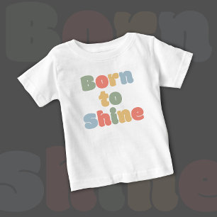 T-shirt Pour Bébé Né à Shine - T-shirt bébé   DP7Art