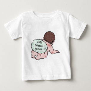 T-shirt Pour Bébé Ne coupez pas les joues