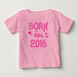 T-shirt Pour Bébé Né en 2016 T-shirt fille bébé