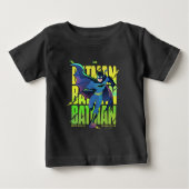 T-shirt Pour Bébé Ne jamais abandonner Batman en cours d'exécution g (Devant)