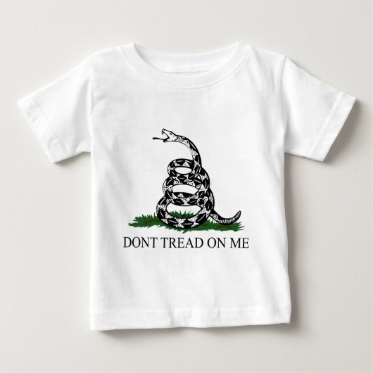 T-shirt Pour Bébé Ne marchez pas sur moi (Devant)