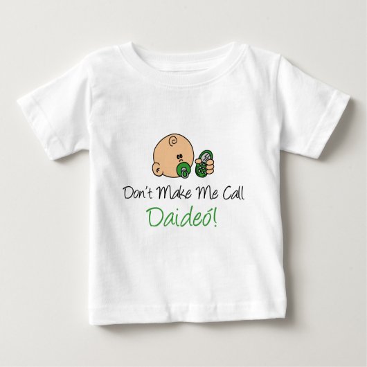 T-shirt Pour Bébé Ne me fais pas appeler Daideo (Devant)