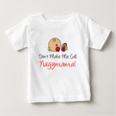 T-shirt Pour Bébé Ne me fais pas appeler Nagymama (Devant)