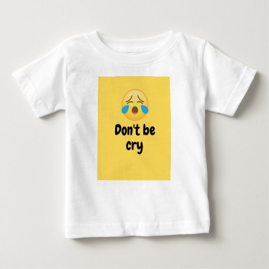 T-shirt Pour Bébé ne pleure pas (Devant)