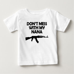 T-shirt Pour Bébé Ne salissez pas avec ma Nana
