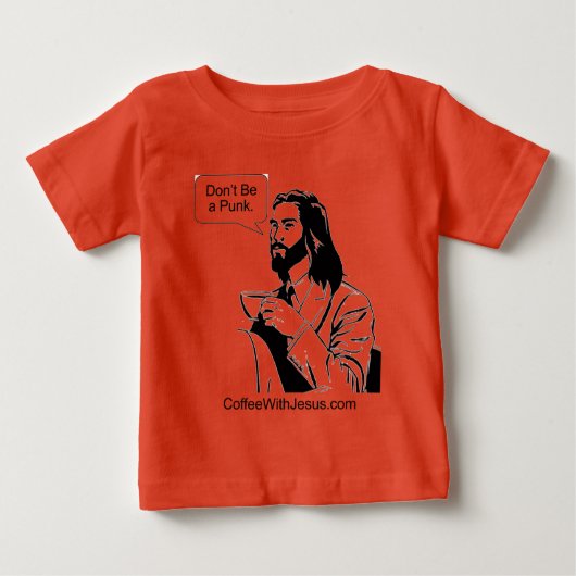 T-shirt Pour Bébé Ne sois pas un punk (Devant)