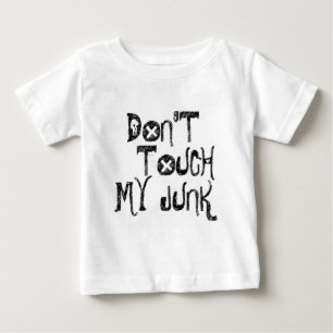 T-SHIRT POUR BÉBÉ NE TOUCHEZ PAS MON ORDURE