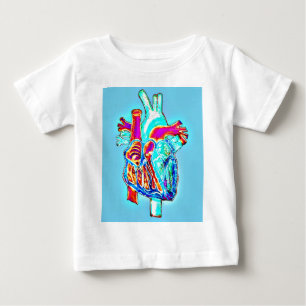 T-shirt Pour Bébé Neon Hand