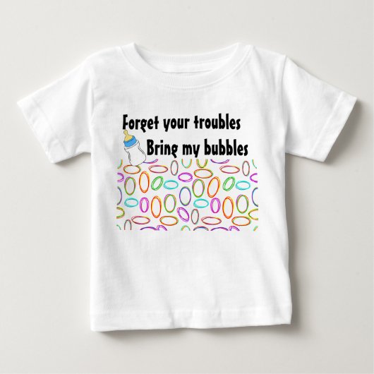 T-shirt Pour Bébé Neon Ovals (Devant)