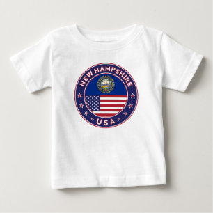 T-shirt Pour Bébé New Hampshire
