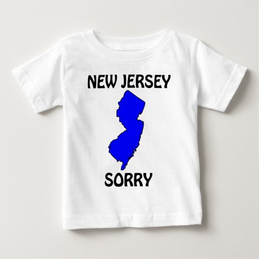 T-shirt Pour Bébé New Jersey - Désolé (Devant)