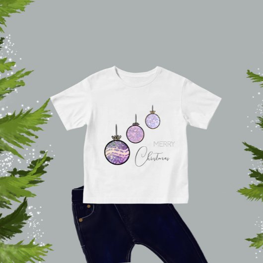 T-shirt Pour Bébé New Year's tree decorations