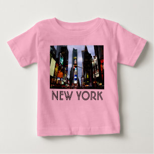 T-shirt Pour Bébé New York Baby Creeper Bio New York Souvenir