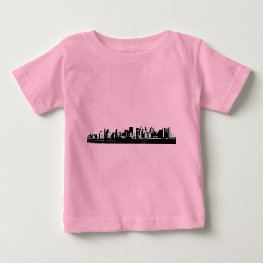 T-shirt Pour Bébé New York City panoramique (Devant)