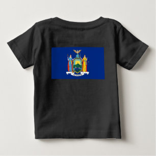 T-shirt Pour Bébé New York : The Empire State, Home Big Apple Flag
