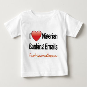 T-shirt Pour Bébé Nigerian Banking Email Humor