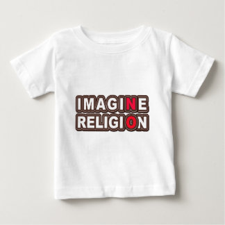 T-shirt Pour Bébé N'imaginez aucune religion