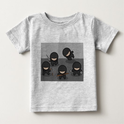 T-shirt Pour Bébé Ninja Baby Tee (Devant)