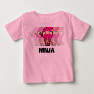 T-shirt Pour Bébé Ninja Girl
