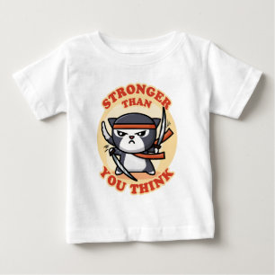 T-shirt Pour Bébé Ninja   Plus forte que vous ne pensez