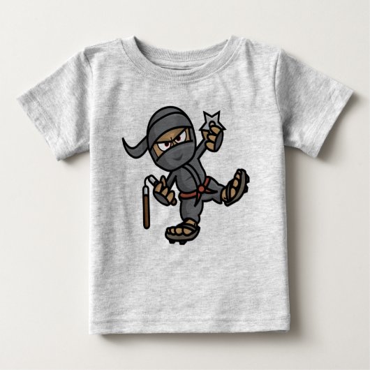 T-shirt Pour Bébé Ninja Toddler Long Manche (Devant)