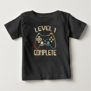T-shirt Pour Bébé Niveau 1 achevé - 1er anniversaire