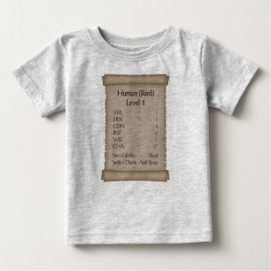 T-shirt Pour Bébé Niveau humain 1 Barre