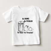 T-shirt Pour Bébé No Hushin the Percussion (Devant)