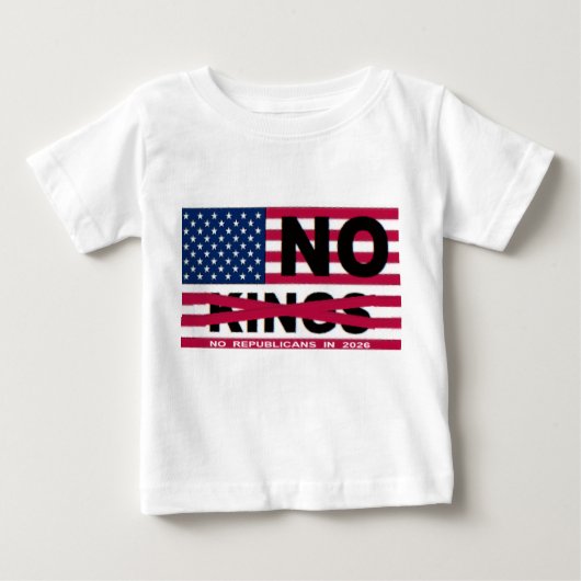 T-SHIRT POUR BÉBÉ NO KINGS (Devant)