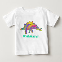 Noah saurien Stégosaure coloré Art de dinosaure