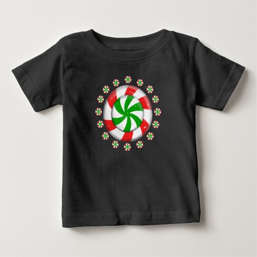 T-shirt Pour Bébé Noël (Devant)