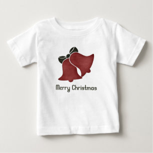 T-shirt Pour Bébé Noël 1 : Fête Bell Joyeux Creeper de Noël