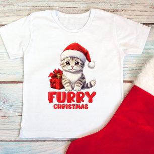 T-shirt Pour Bébé Noël à la mignonne fleur